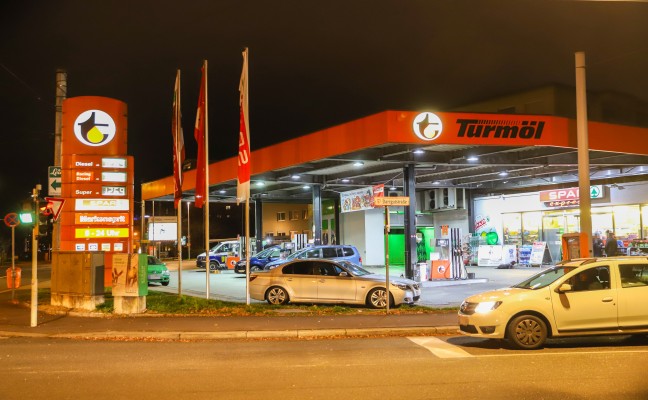 Tankstelle in Linz-Kaplanhof überfallen