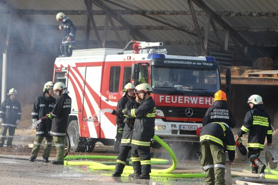 Feuerwehren übten in Fischlham für den Ernstfall