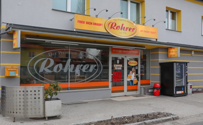 Raubüberfall auf Filiale einer Bäckerei in Marchtrenk