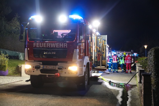 Vier Verletzte bei nächtlichem Brand in Waizenkirchen