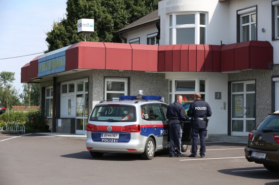 Bewaffneter Raubüberfall auf Bank in Losensteinleiten