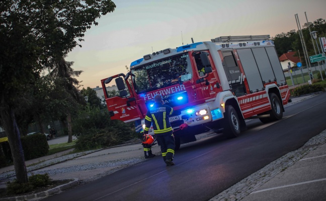 Feuerwehr bei Brandverdacht in Marchtrenk im Einsatz