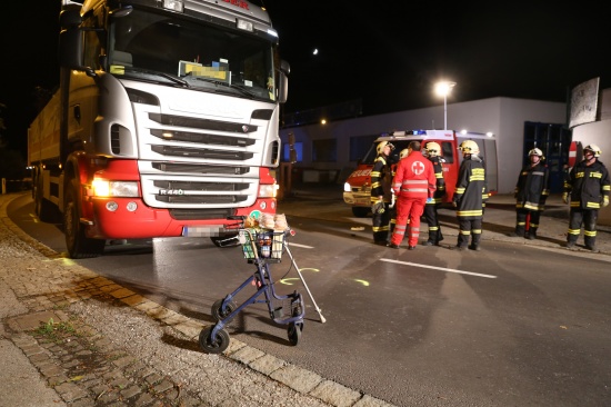 Tödlicher Verkehrsunfall mit 89-jähriger Fußgängerin in Kremsmünster