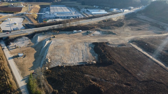 Ohlsdorf: Gesamtes Betriebsbaugebiet offenbar für Erweiterung der Lagerfläche eines Unternehmens