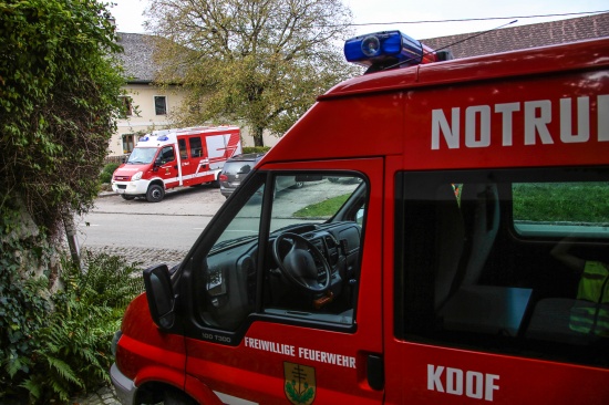 Brandeinsatz im Heizraum eines Wohnhauses in Aichkirchen