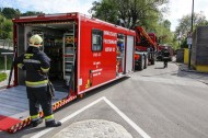 Chlorgasaustritt im Welldorado sorgt für Gefahrstoffeinsatz der Feuerwehr
