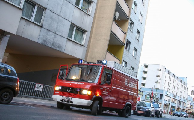 Wohnungen nach massivem Wasserschaden in Welser Innenstadt unbewohnbar