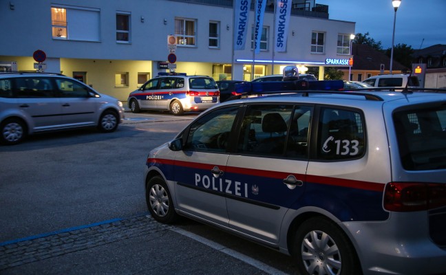 Größerer Polizeieinsatz bei der Polizeiinspektion Gunskirchen