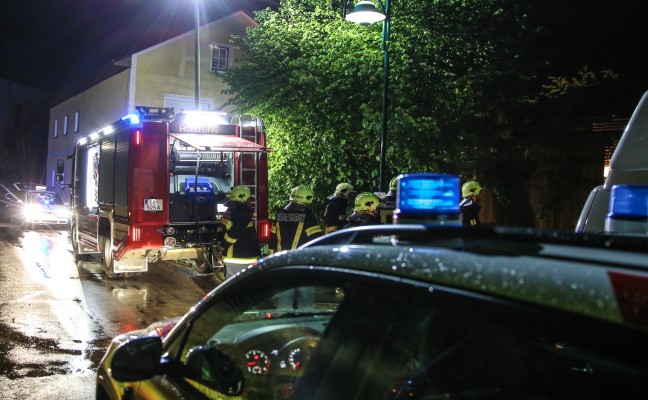 Brand in Gaspoltshofen fordert einen Schwerverletzten