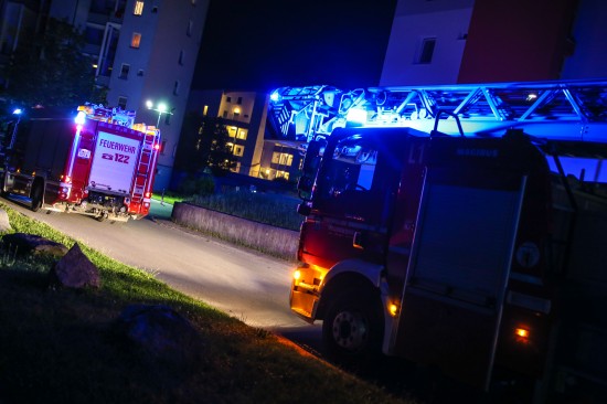 Leichter Gasgeruch sorgt für Einsatz der Feuerwehr in Wels-Lichtenegg