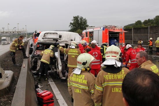 Schwerer LKW-Unfall auf der Westautobahn