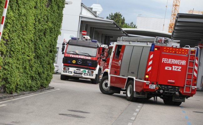 Rauchentwicklung bei Produktionsanlage eines Gewerbebetriebs in Wels-Pernau sorgt für Einsatz