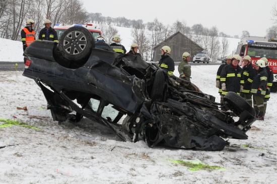 Schwerer Verkehrsunfall in St. Marienkirchen an der Polsenz