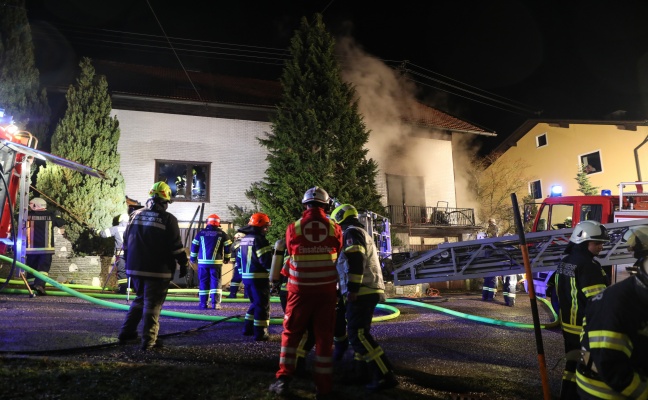 Brand eines Wohnhauses in Neumarkt im Hausruckkreis