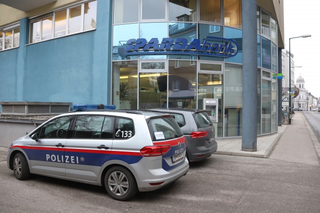 Überfall auf Bankfiliale in Wels-Innenstadt geklärt
