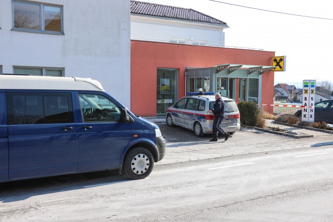 Raubüberfall auf Bankfiliale in Kronstorf