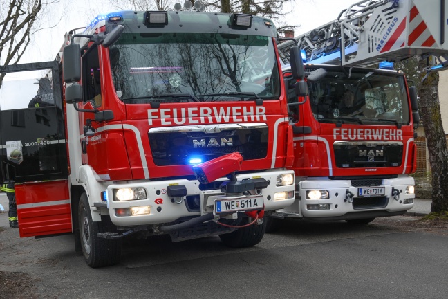 Einsatz für die Feuerwehr durch defekte Heizungsanlage in Wels-Vogelweide