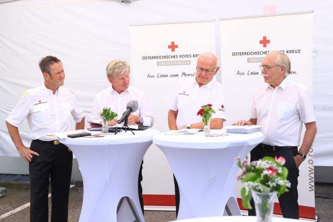 "Eine neue Ära beginnt" - Pressekonferenz der Rot-Kreuz-Bezirksstelle Wels