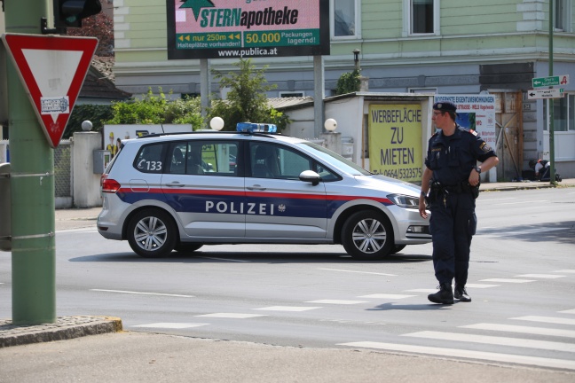 Bombenalarm wegen verdächtigem Koffer in Wels-Innenstadt
