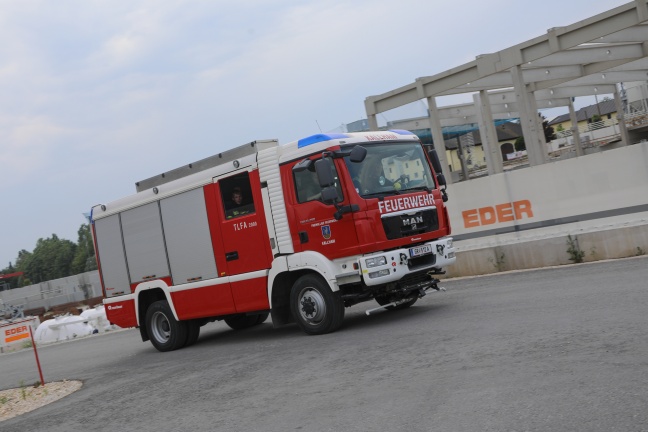 Vier Feuerwehren bei Brand in Kallham im Einsatz