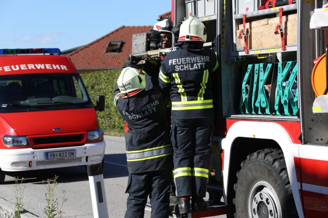 Verkehrsunfall auf Wiener Straße in Schlatt fordert zwei Verletzte