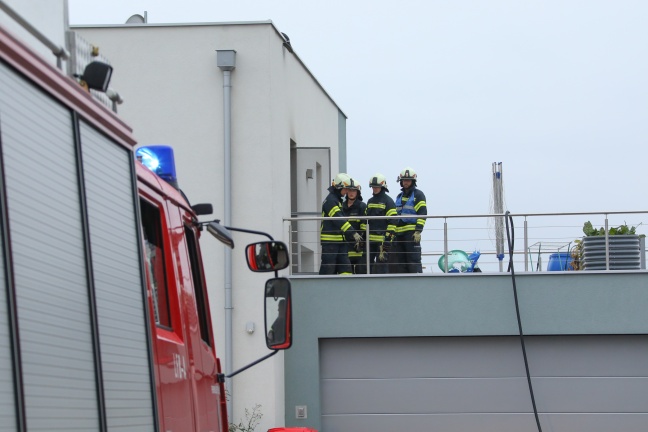 Brand in einem Einfamilienhaus in Holzhausen