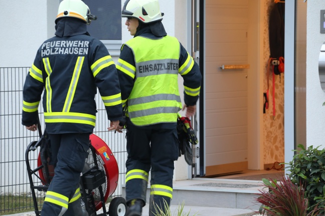 Brand in einem Einfamilienhaus in Holzhausen