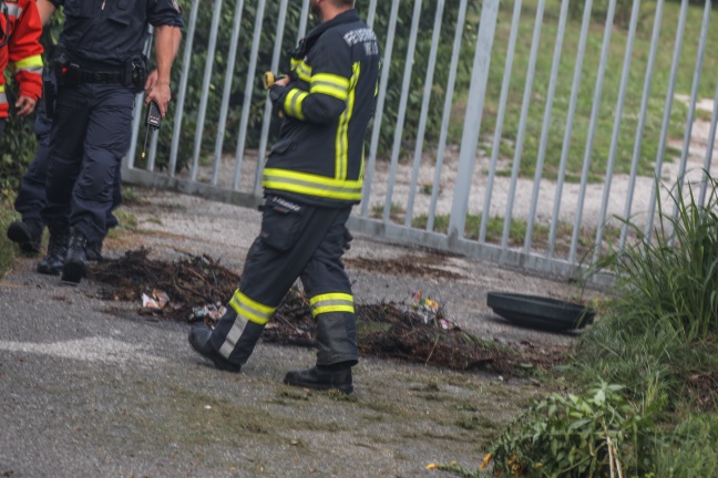 Gartenabfälle verbrannt: Siedlung in Wels-Innenstadt in dichte Rauchschwaden gehüllt
