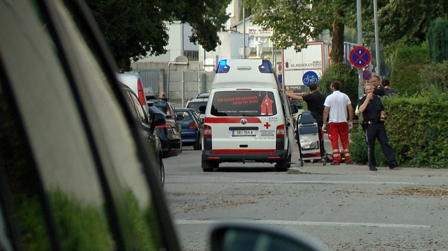 Hausbewohner (45) bei Sturz aus Fenster in Steyr-Tabor schwer verletzt