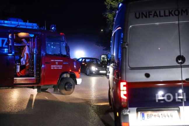 Verkehrsunfall mit drei beteiligten Fahrzeugen in Wels-Neustadt endet glimpflich