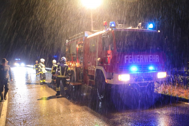 Sturmtief "Fabienne" beschert Einsatzkräften einsatzreiche Nacht in Oberösterreich