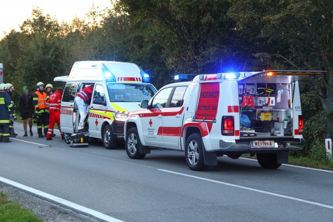 Verletzte Frau nach Sturz aus Bachbett des Grünbachs in Offenhausen gerettet