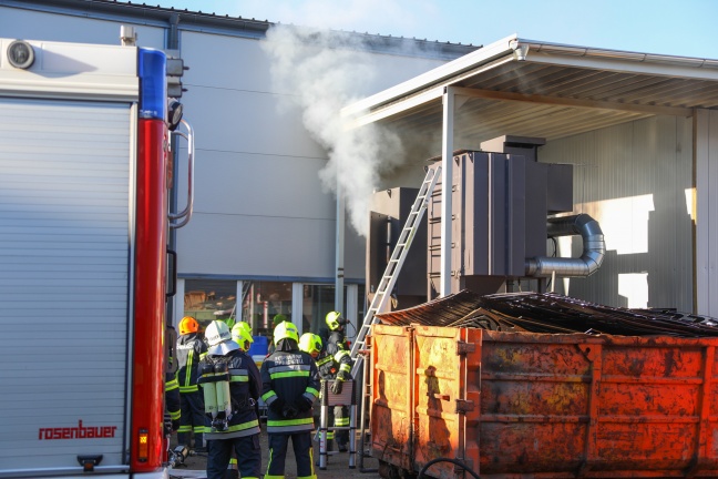 Brand einer Filteranlage eines Unternehmens in Sipbachzell