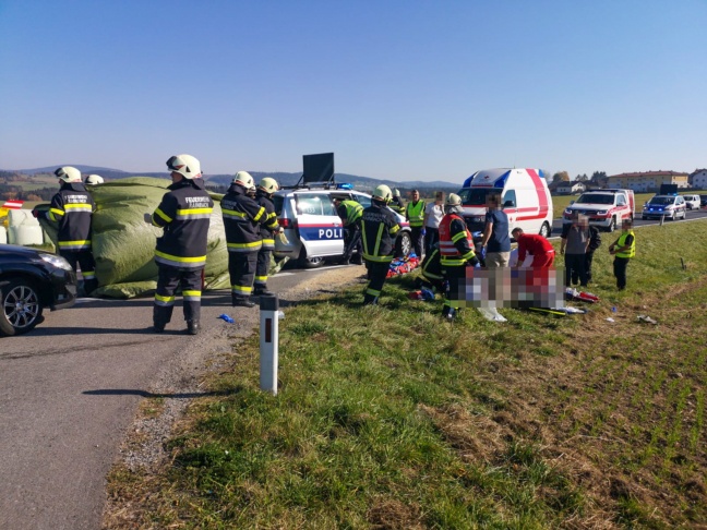 Motorradlenker bei Verkehrsunfall in Rainbach im Mühlkreis tödlich verletzt