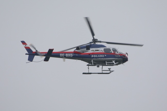Einsatz von Polizei samt Hubschrauber bei Personensuche in Marchtrenk sorgte für Aufsehen