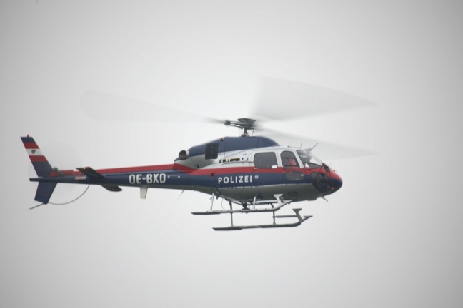 Einsatz von Polizei samt Hubschrauber bei Personensuche in Marchtrenk sorgte für Aufsehen