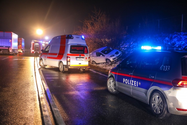 Tödlicher Verkehrsunfall auf Steyrer Straße bei Enns