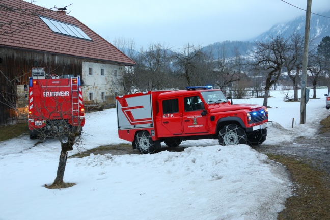 Defekter Ofen in einem Haus in Steinbach am Ziehberg sorgt für Einsatz der Feuerwehr