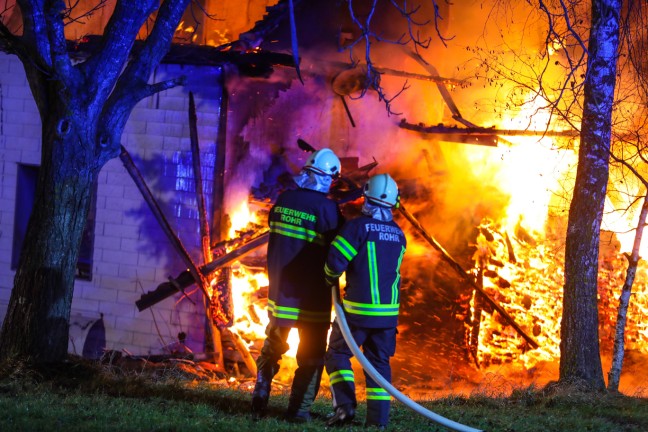 69-Jähriger soll ehemaliges Bauernhaus in Kremsmünster in Brand gesteckt haben