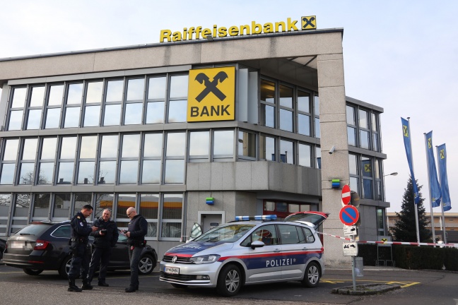 Überfall auf Bankfiliale in Linz-Spallerhof