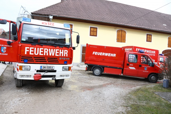 Leckgeschlagener Behälter mit flüssigem Düngemittel sorgte für Einsatz der Feuerwehr in Ohlsdorf