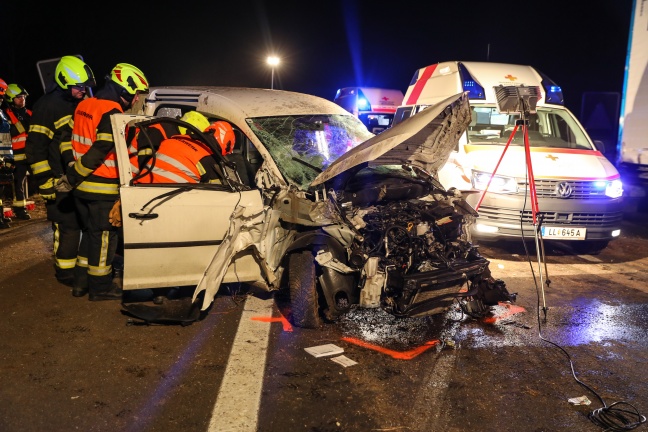 Tödlicher Crash auf Welser Autobahn bei Pucking