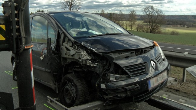 Schwerer Verkehrsunfall auf Steyrer Straße bei Dietach