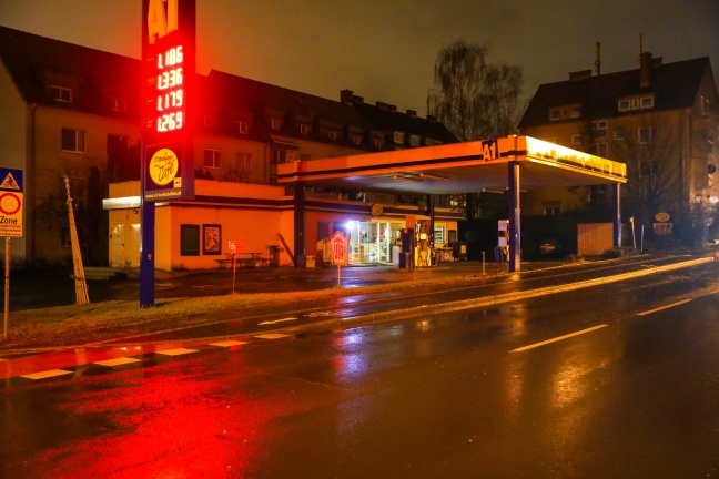Raubüberfall auf Tankstelle in Linz-Bindermichl-Keferfeld
