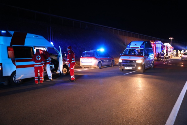Frontalcrash in Edt bei Lambach fordert zwei Schwerverletzte