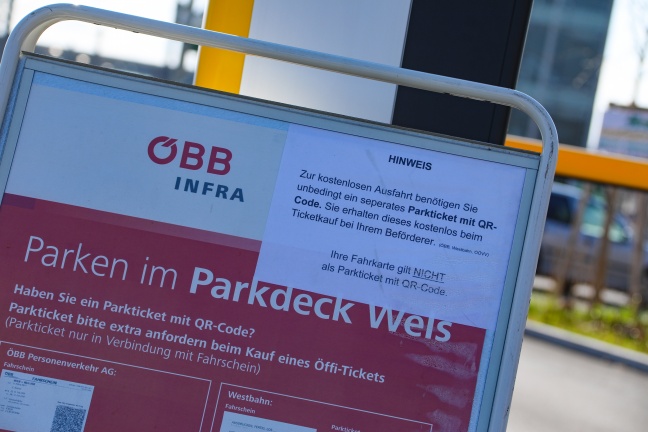 Ärger mit Schrankensystem beim Parkdeck am Hauptbahnhof in Wels