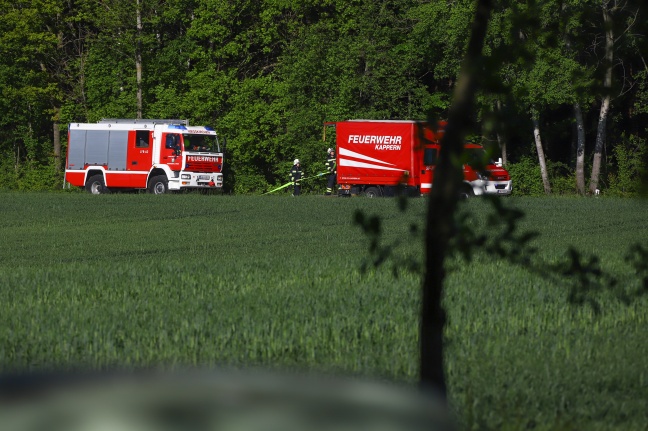 Spannende Einsatzübung der Feuerwehren auf Bauernhof in Schleißheim