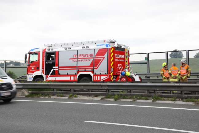 Verkehrsunfall auf der Innkreisautobahn bei Weibern