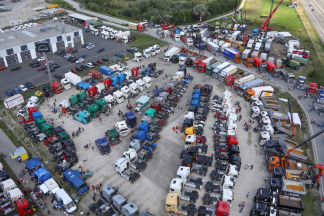570 spektakuläre Showtrucks werden am Wochenende beim 4. Truck Event Austria in Wels zur Schau gestellt