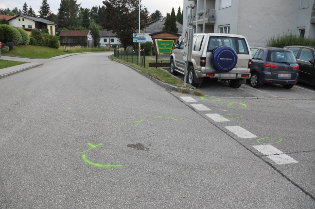 Motorradlenker (57) starb nach Verkehrsunfall in Eberschwang im Krankenhaus